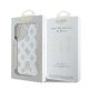 8. Etui Guess Peony Script Logo MagSafe na iPhone 16 - białe