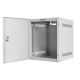 LANBERG SZAFA WISZĄCA RACK 10" 6U 280X310 SZARA, DRZWI METALOWE (FLAT PACK) WF10-2306-00S