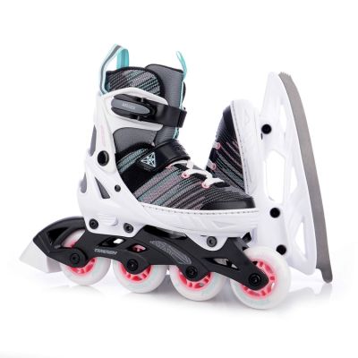 2. Łyżwy/Rolki regulowane TEMPISH Systent Girl Duo