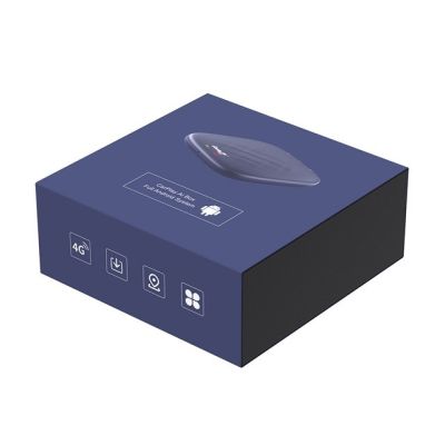 9. CARLINKIT Adapter bezprzewodowy AI Box z Androidem 13 - 8 GB + 128 GB do oryginalnych radioodbiorników samochodowych z CarPlay niebieski