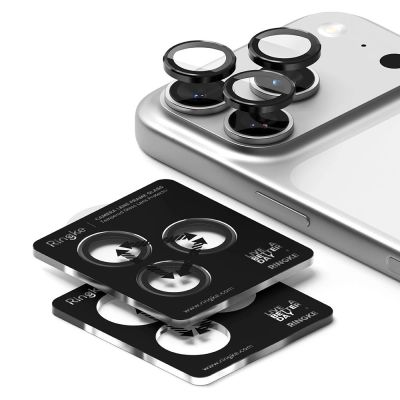 3. Osłona aparatu Ringke Camera Frame Protector 2-pack na iPhone 17 Pro / 17 Pro Max - czarne
