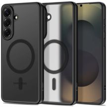 Etui Tech-Protect BasicMag MagSafe na Samsung Galaxy S26+ - przezroczysto-czarne