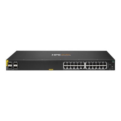 HPE Aruba Networking CX 6000 24p 10M/100M/1G Class4 PoE 4p SFP 1G 370W Switch Zarządzany L3 Gigabit Ethernet (10/100/1000) Obsługa PoE 1U