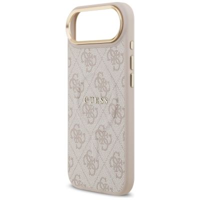 6. Etui Guess 4G PU Classic Logo MagSafe na iPhone 17 Air - różowe