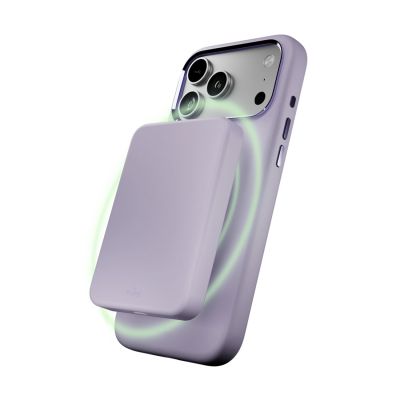 3. Etui silikonowe Puro Icon Mag Pro Liquid Silicone na iPhone 17 Pro Max kompatybilne z MagSafe, z ochroną aparatu i aluminiowymi przyciskami - lawendowe