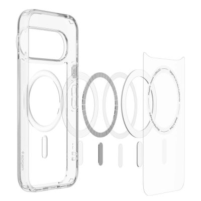 6. Etui Spigen Ultra Hybrid Mag MagSafe na Google Pixel 11 Pro XL - przezroczysto-białe