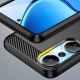 6. Carbon Case etui do Infinix Hot 20 elastyczny silikonowy karbonowy pokrowiec czarne