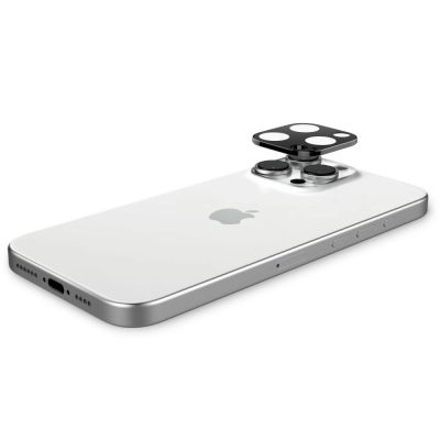 9. Osłona aparatu Spigen Optik.tR Camera Protector na iPhone 14 Pro / Pro Max / 15 Pro / Pro Max  / 16 Pro / Pro Max- czarna 2 szt.