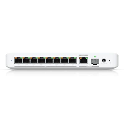 23. Switch Ubiquiti UniFi  9p PoE ( PoE++: 8;) Managed Multigigabit/10G (USW-Flex-2.5G-8-PoE-EU)