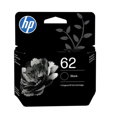 3. HP 62 oryginalny wkład atramentowy czarny