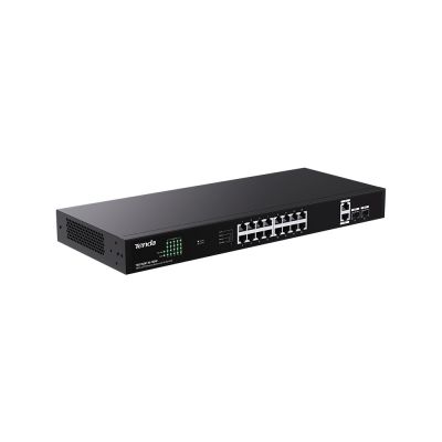 Tenda TEG1120P-16-150W łącza sieciowe Nie zarządzany Gigabit Ethernet (10/100/1000) Obsługa PoE