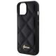 6. Etui Guess Quilted Metal Logo na iPhone 15 - czarne