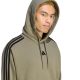 4. Bluza męska adidas Essentials 3-Stripes French Terry Hoodie oliwkowa KY4204
