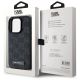 8. Etui Karl Lagerfeld Leather Monogram Metal Logo MagSafe na iPhone 15 Pro - czarne