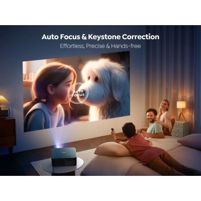 6. Projektor multimedialny Yaber K2s LCD FullHD 1080p z głośnikami JBL - czarny