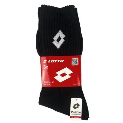 3. Skarpety Frotte LOTTO czarne 3 pary 069739