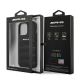 8. Etui AMG Leather Debossed Lines na iPhone 13 Pro / iPhone 13 - czarne