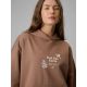 5. Bluza dresowa loose z kapturem damska 4F 4FRSS26TSWSF2836-83S