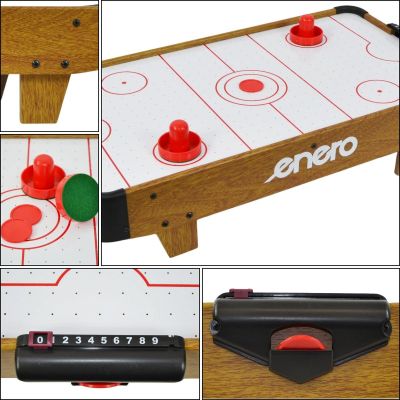 11. STÓŁ GRA CYMBERGAJ AIR HOCKEY 60x32,5x14CM WOODEN ENERO