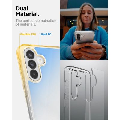 11. Etui Spigen Ultra Hybrid na Samsung Galaxy A37 5G - przezroczyste