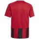7. Koszulka dla dzieci adidas Striped 24 czerwono-czarna IW2131