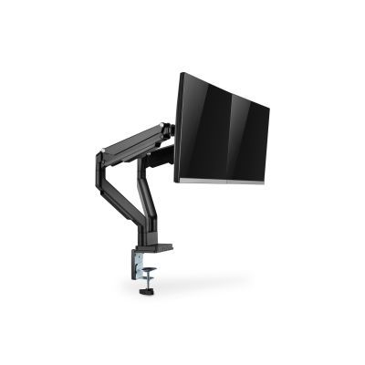 28. Ramię biurkowe podwójne (zacisk) 2xLCD max. 32"max. 2x 9kg uchylno-obrotowe czarny