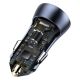 9. Baseus Golden Contactor Pro szybka ładowarka samochodowa USB Typ C / USB 40 W Power Delivery 3.0 Quick Charge 4+ SCP FCP AFC + kabel USB Typ C - Lightning szary (TZCCJD-B0G)