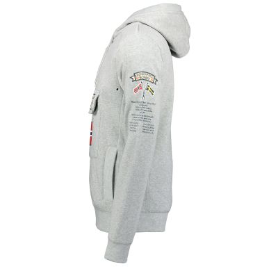 4. Bluza męska Geographical Norway GYMCLASS BGREY DB GTX  MEN 054 (WW2844H/GN-BLENDED GREY)
