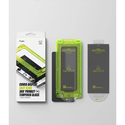10. Szkło hartowane Ringke Easy Slide Privacy 360 2-Pack prywatyzujące na Samsung Galaxy Z Fold 8 Ultra