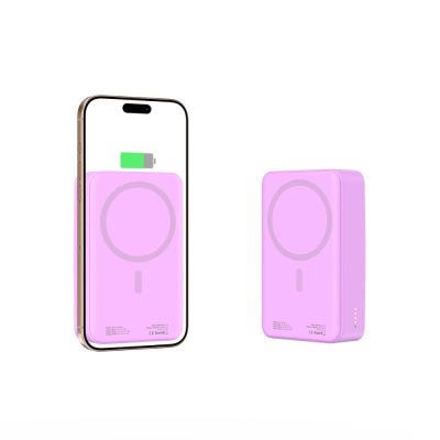 4. Powerbank Tech-Protect PB12 LifeMag MagSafe 20000MAH - fioletowe