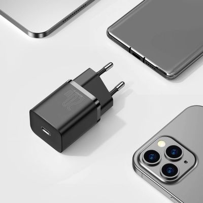11. Baseus Super Si 1C szybka ładowarka USB Typ C 20W Power Delivery + kabel USB Typ C - Lightning 1m czarny (TZCCSUP-B01)