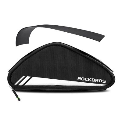 3. Torba Rockbros B55-BK rowerowa na ramę 0.7 l - czarna