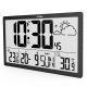 32. GREENBLUE ZEGAR ŚCIENNY LCD BARDZO DUŻY, TEMPERATURA, DATA GB218