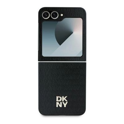 2. Etui DKNY Repeat Pattern Stack Logo na Samsung Galaxy Z Flip6 - czarne