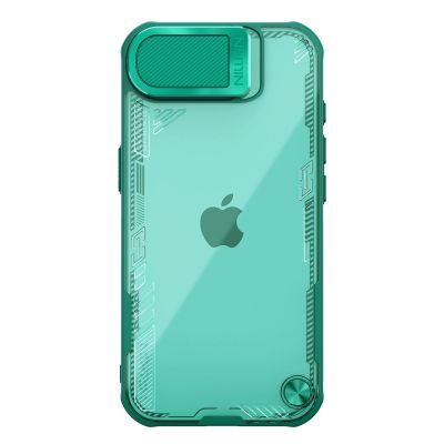 2. Etui Nillkin Iceblade Prop z osłoną obiektywu i podstawką na iPhone 16e / 17e - zielone
