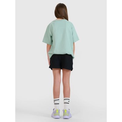 4. Spodenki dresowe dziewczęce 4F 4FJWSS25TSHOF602-20S