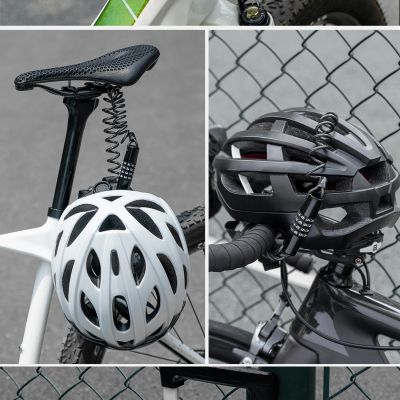 7. Blokada rowerowa Wozinsky WBN-01R na rower kask wodoodporna na szyfr 4-cyfrowy - czarny