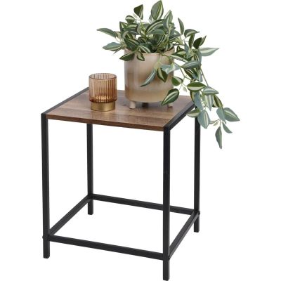 3. STOLIK KAWOWY 28x32,5x37,5CM BLAT DREWNIANY