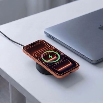 8. Ładowarka bezprzewodowa Tech-Protect A55 2in1 MagSafe 25W QI2.2 + kabel USB-C / USB-C 100 cm - czarna