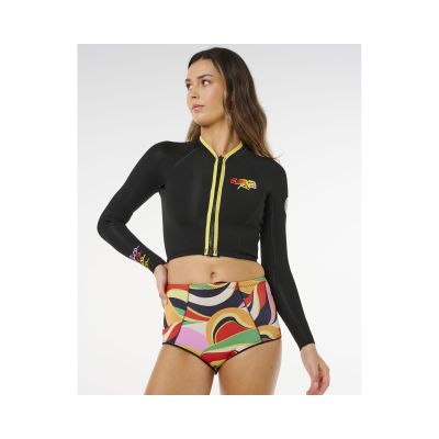 6. Kurtka damska RIP CURL G-Bomb 1.5 Ls Fz Crop Jkt czarna