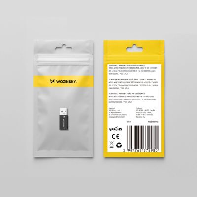 10. Adapter Wozinsky WAAC-01 USB-A - USB-C OTG - czarny