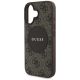 6. Etui Guess 4G Circle Classic Logo MagSafe na iPhone 16 - brązowe
