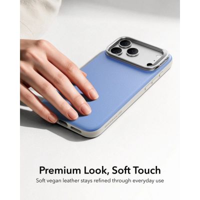 3. Etui ESR Atelier Kickstand MagSafe na iPhone 18 Pro / 17 Pro - jasnoniebieskie