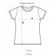 4. T-shirt damski LEONE LW1035/S16 szary "M"