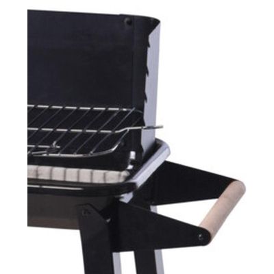 14. GRILL OGRODOWY WÓZEK 83x45,5x86,5CM CZARNY