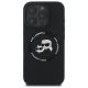 3. Etui Karl Lagerfeld Silicone Karl&Choupette Heads MagSafe na iPhone 16 Pro Max 6.9" - czarne