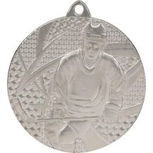Medal srebrny- hokej - medal stalowy