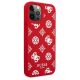 4. Etui Guess Peony Collection na iPhone 12 Pro Max - czerwone