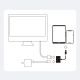 3. Adapter Joyroom S-H141 Lightning (męski) - HDMI FullHD 1080p 60Hz (żeński) / Lightning (żeński) - biały