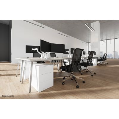 15. Neomounts DS70-250WH1 uchwyt / stojak do monitorów 88,9 cm (35") Biurko Biały